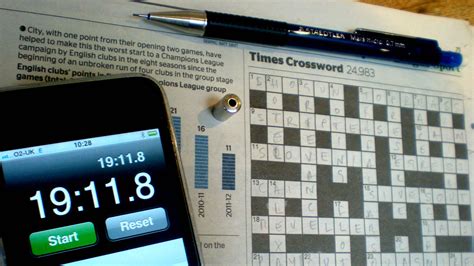Stopwatch button crossword clue - Find the latest crossword clues from New York Times Crosswords, LA Times Crosswords and many more. Enter Given Clue. Number of Letters (Optional) ... Stopwatch button 3% 5 TRACE: Use a stencil 3% 4 SIFT: Use a …